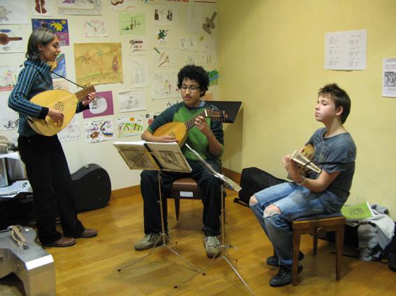 au Conservatoire de Charenton Le Pont - Ilyas et Hugo.JPG